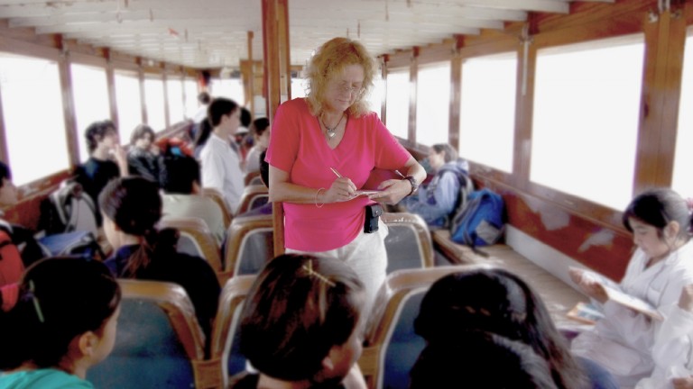 Una mujer con alas 